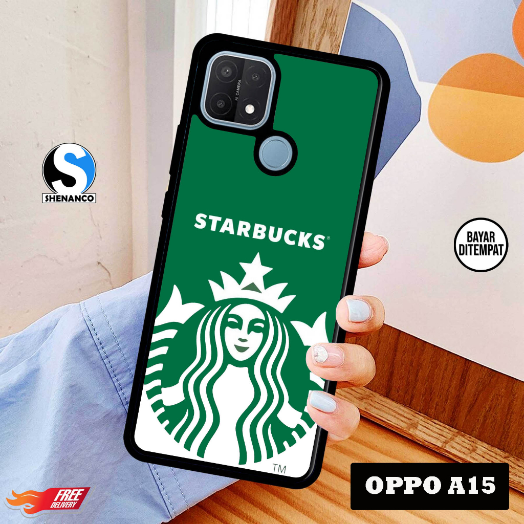 [COD]Promo Case Oppo A15 A15s Gambar Wallpaper Aesthetic Starbuck Casing Hp Bisa Type Lain Desain Ke