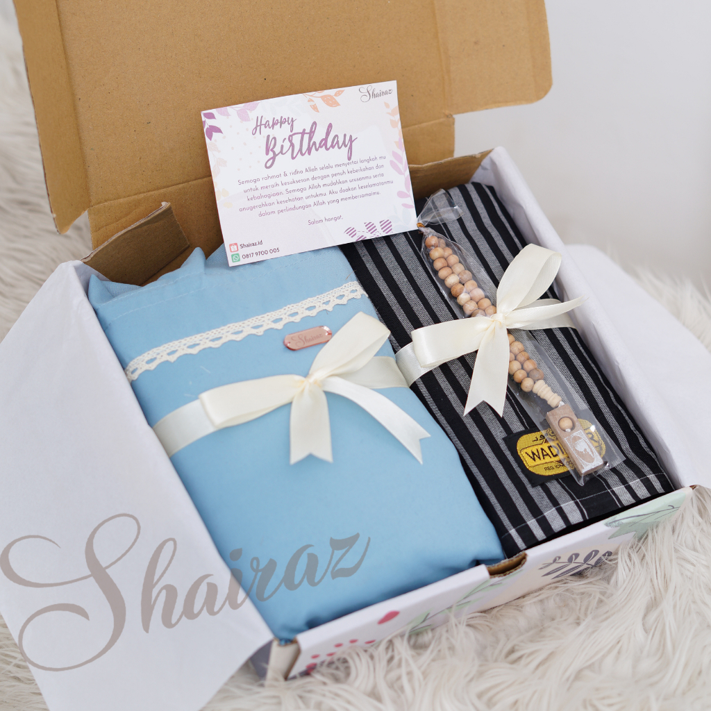 Hampers Sarung FREE GIFTCARD/ Paket Kado / Hadiah Sarung Mukena/ Hampers Sarung Sajadah / Kado Lebar