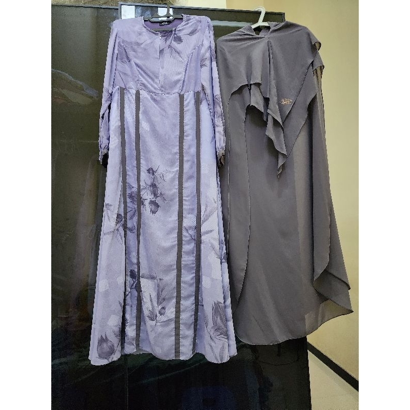 Deanara syari set khimar (preloved)