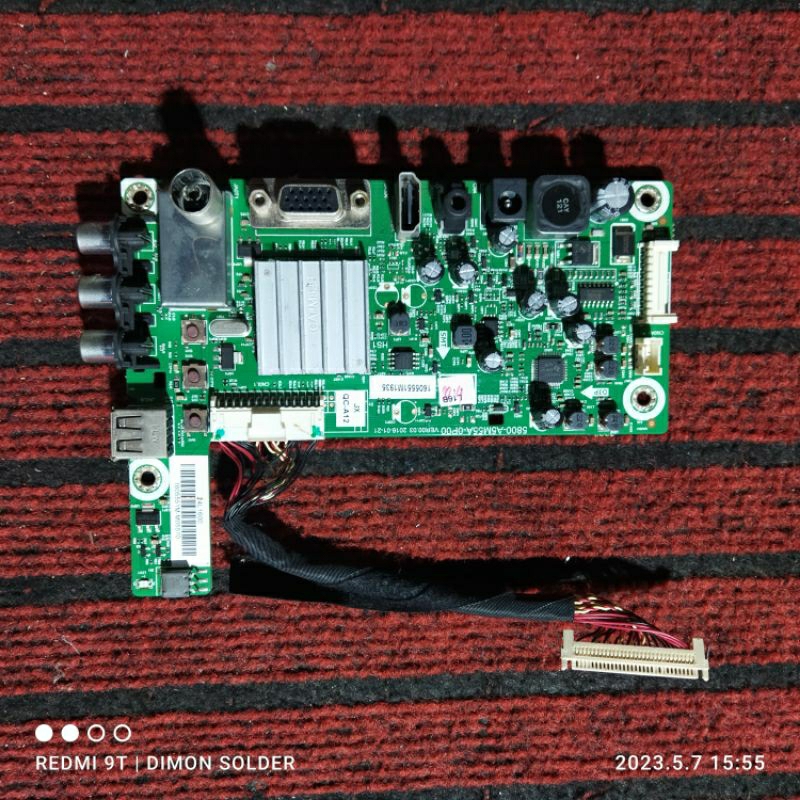 MB MAINBOARD TV TOSHIBA 24L1600VJ - 24L1600