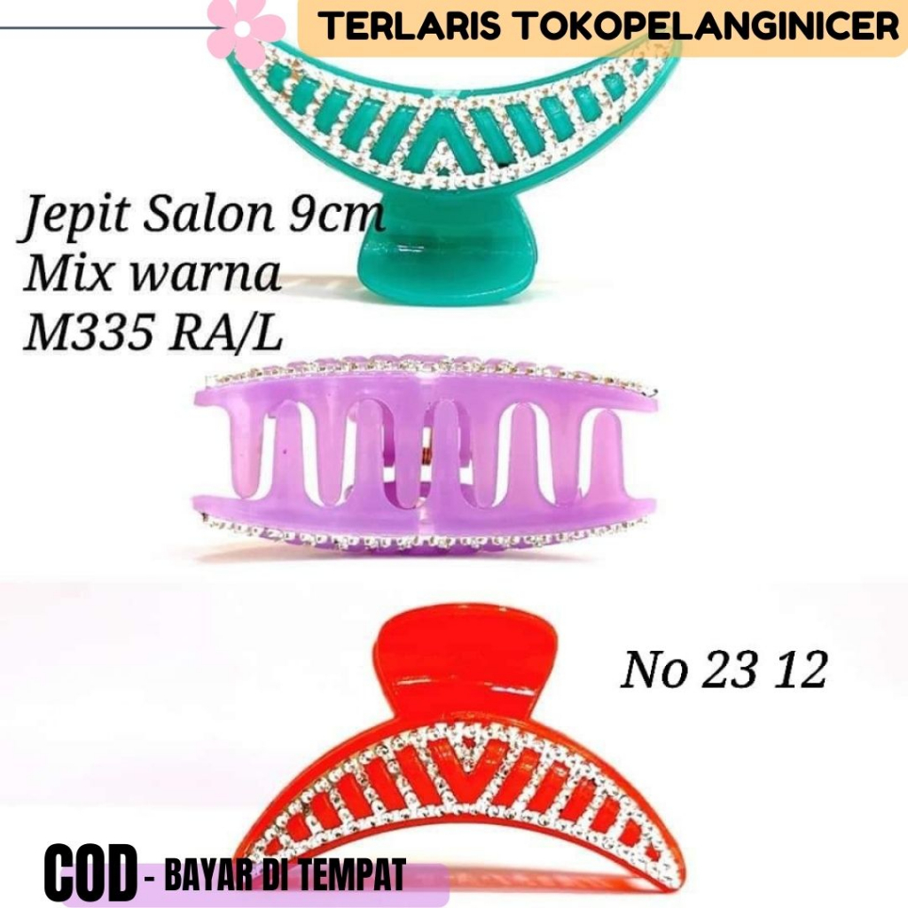 Jepit rambut warna Random /jepit badai/jepitan rambut murah/Kep salon Murah/Jepit Salon Rambut