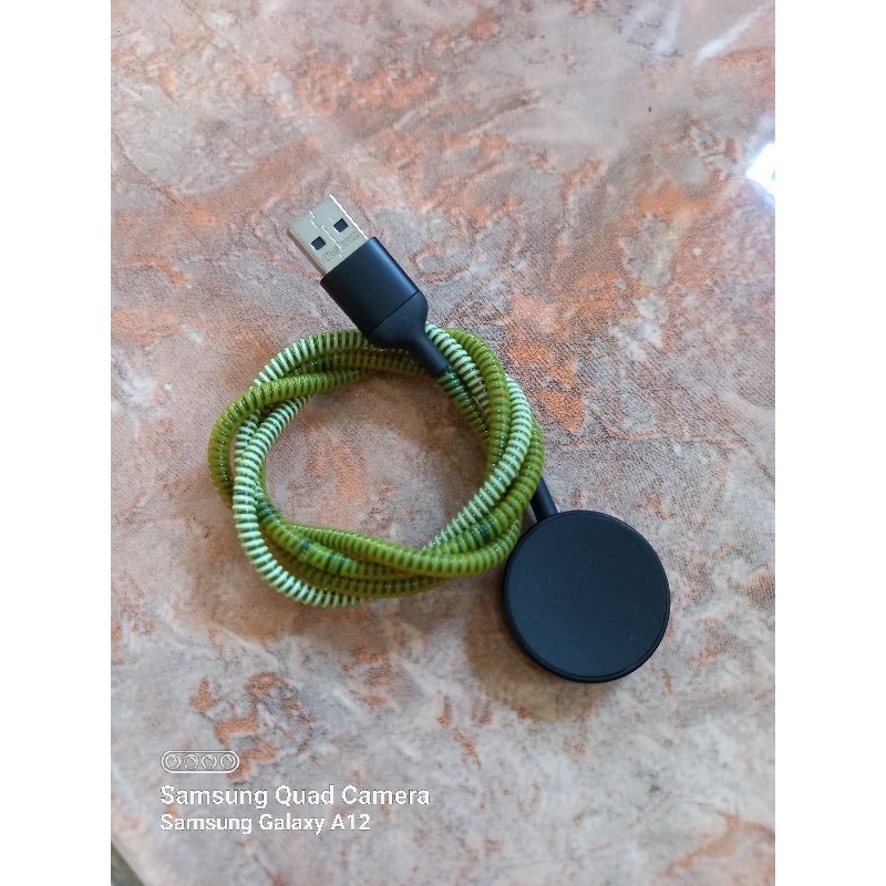 Charger Original Samsung Galaxy Watch Active 1 2 3 4 Original Made In Vietnam, Kondisi bekas pemakai