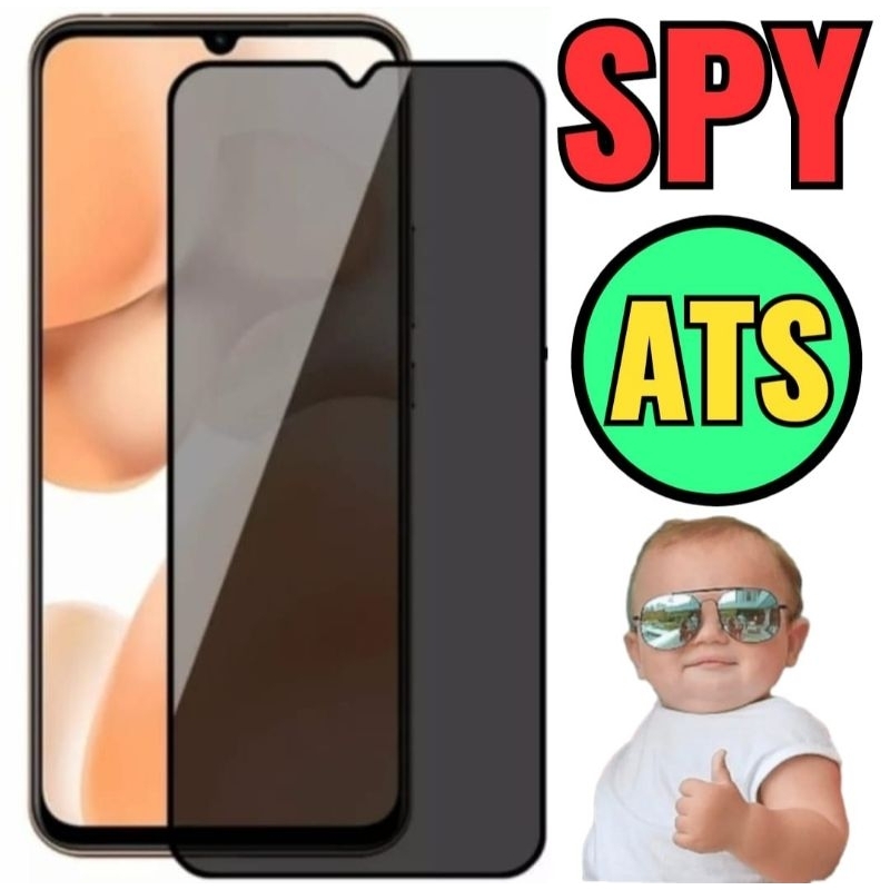 Tg Kaca Tg Spy Tempered Glass Privacy Anti-Spy Oppo A8