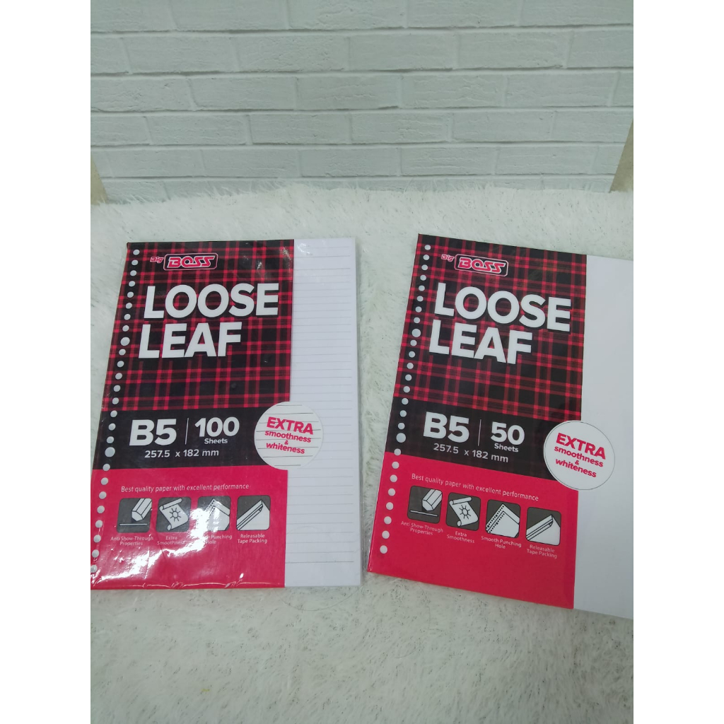 

BIGBOSS loose leaf / Isi File Binder B5 100 50