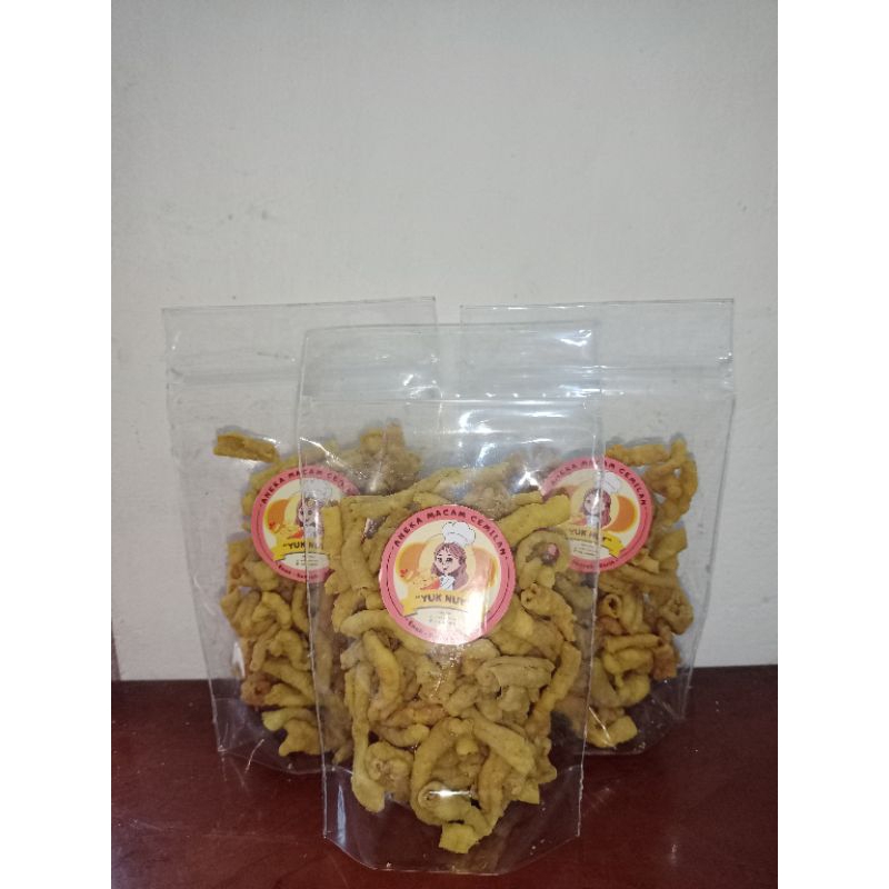 

keripik usus crispy