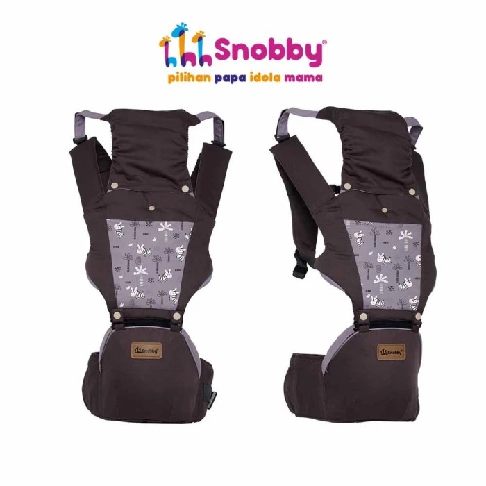 Snobby SBG5767 Gendongan Hipseat 6 Posisi - Zebra Series
