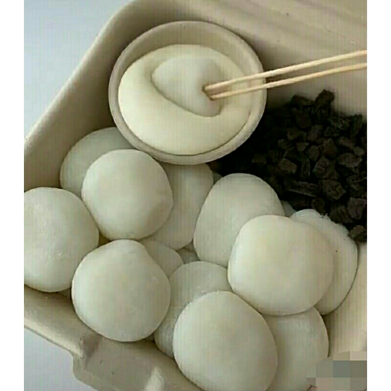 mochi isi oreo,mochi krim cheese,kue mochi,mochi unik