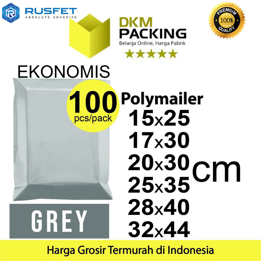 

Polymailer PACK GREY Amplop Plastik Packing Olshop EKONOMIS TERMURAH