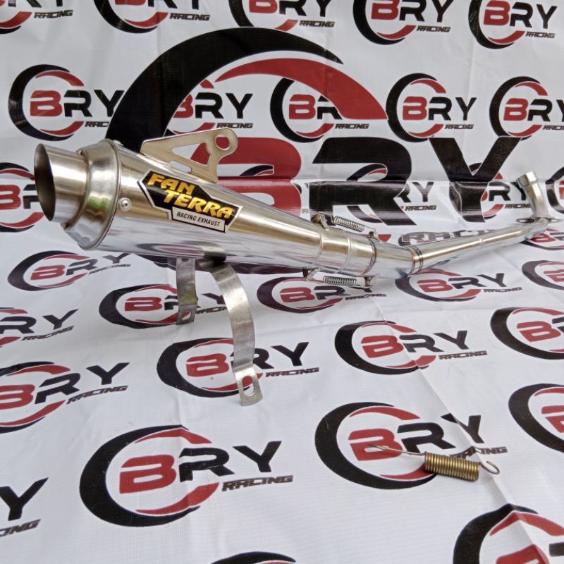 Knalpot Fantera Racing buat motor supra x125. supra x. supra fit jupiter karisma revo