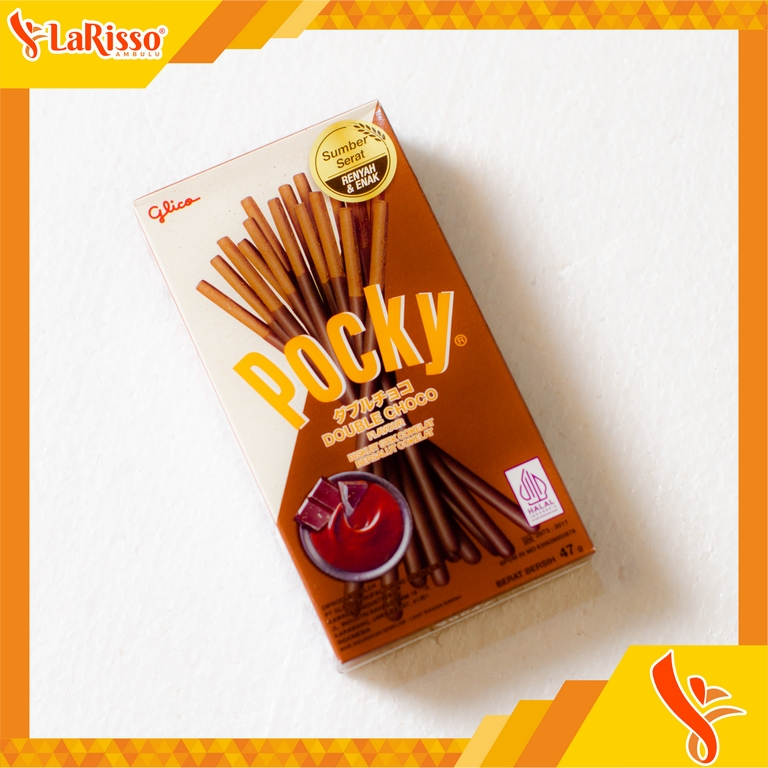 

GLICO POCKY BISKUIT STICK DOUBLE COKELAT 47GR