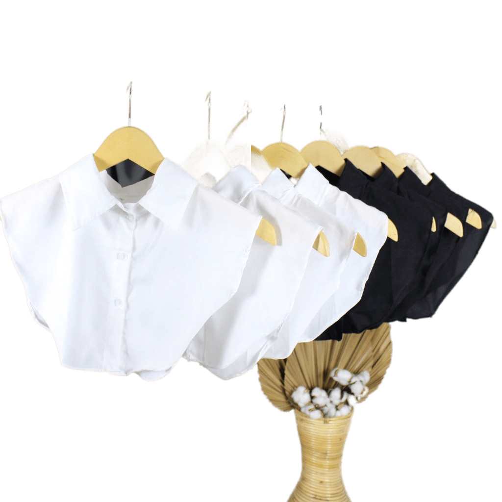 Kerah palsu - model leher Fake Collar polos