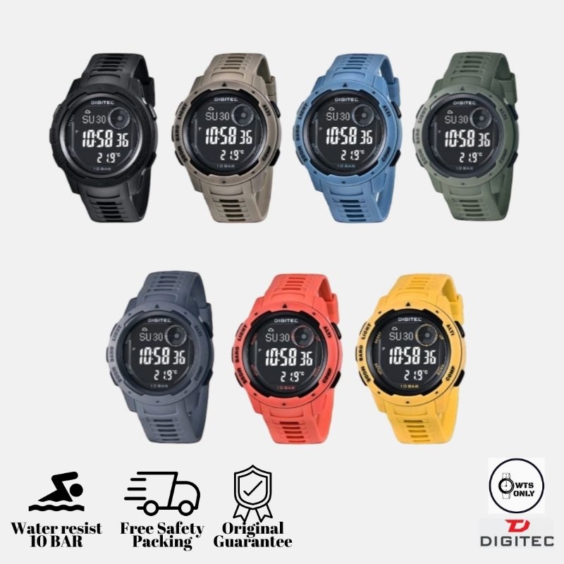 Jam tangan Digitec Outdoor DS 8100T / 8100 Original
