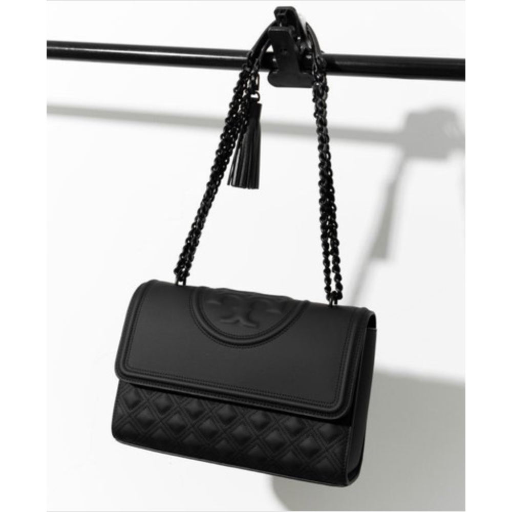 [PRELOVED] Tory Burch Fleming Matte Small Shoulder Bag Black
