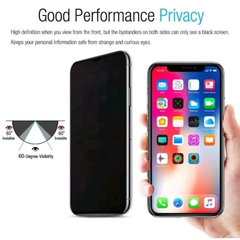 Matte Spy Xiaomi Redmi Note 8 / Note 8 Pro / Note 7 / Note 7S / Note 7 Pro / Note 6 / Note 5 / Note 5A / Note 5A Prime / Note 4 / Note 4X   Tempered Glass Ceramic Matte Spy / Anti Gores Keramik Privasi