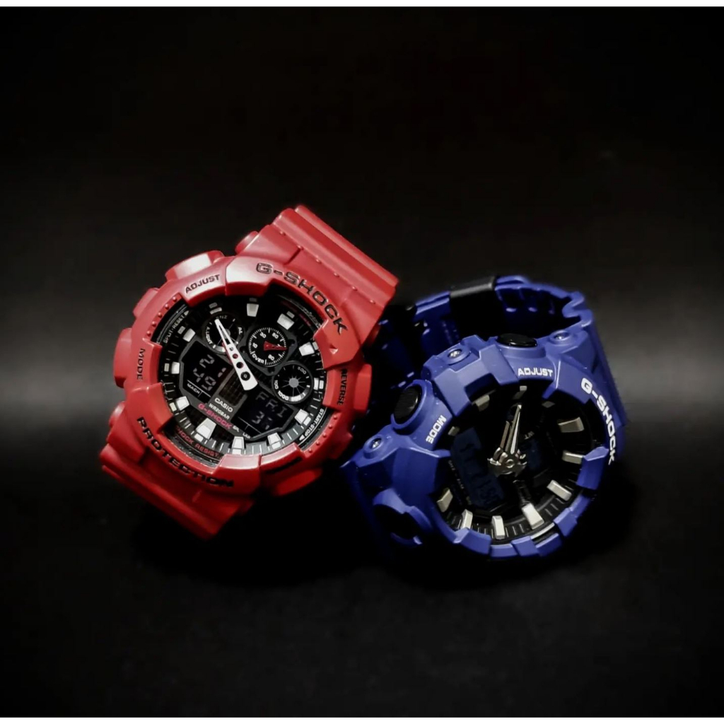 Jam Casio G-Shock G Shock GShock GA110 GA-100B-4A Red Series
