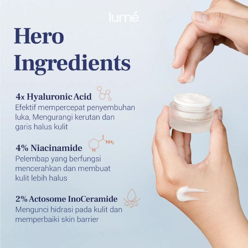 LUME Advanced Barrier Moisturizer 30 gr Pelembab Lume