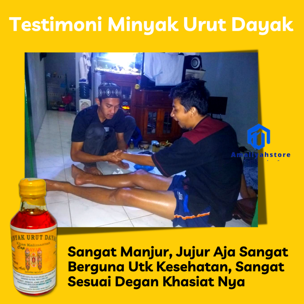 Minyak Urut Ibu Ida Dayak Bintang Perisai Borneo Obat Asam Urat Keseleo Patah Tulang Masuk Angin Herbal Paling Ampuh Asli Kalimantan 100% Original