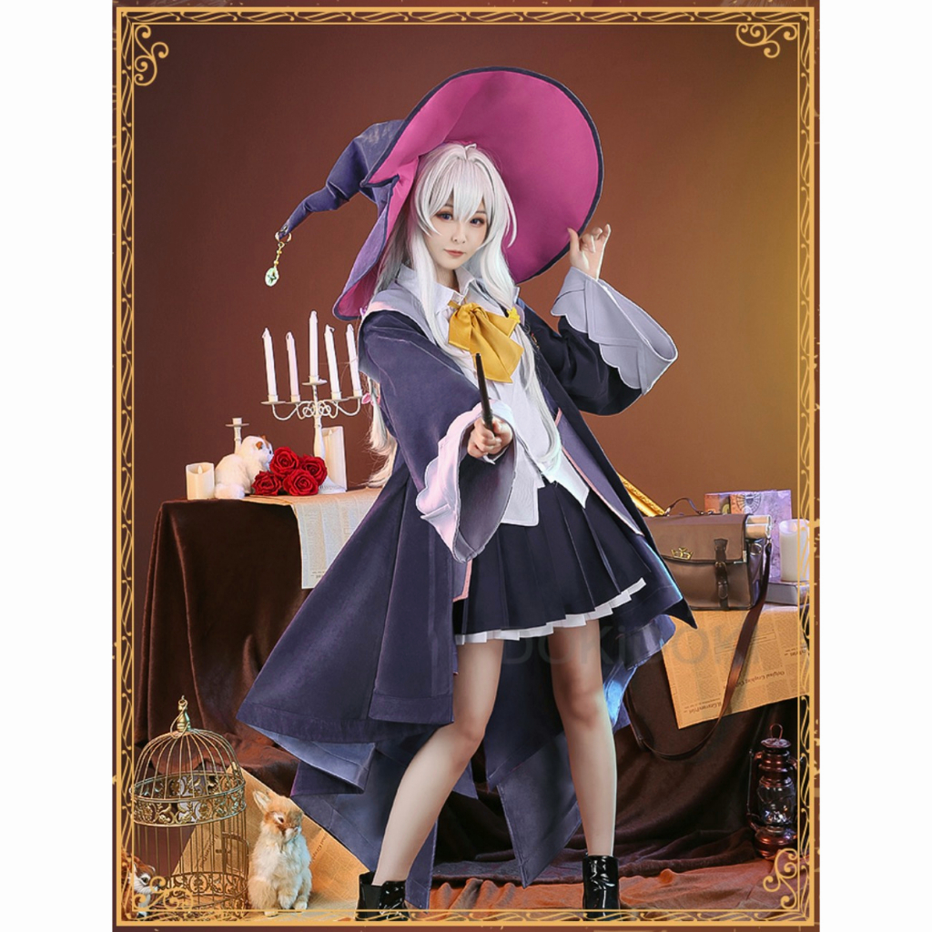 Elaina Cosplay Anime Manga Wandering Witch: The Journey of Elaina Cosplay Costume DokiDoki-SR Women Costume Halloween Cosplay