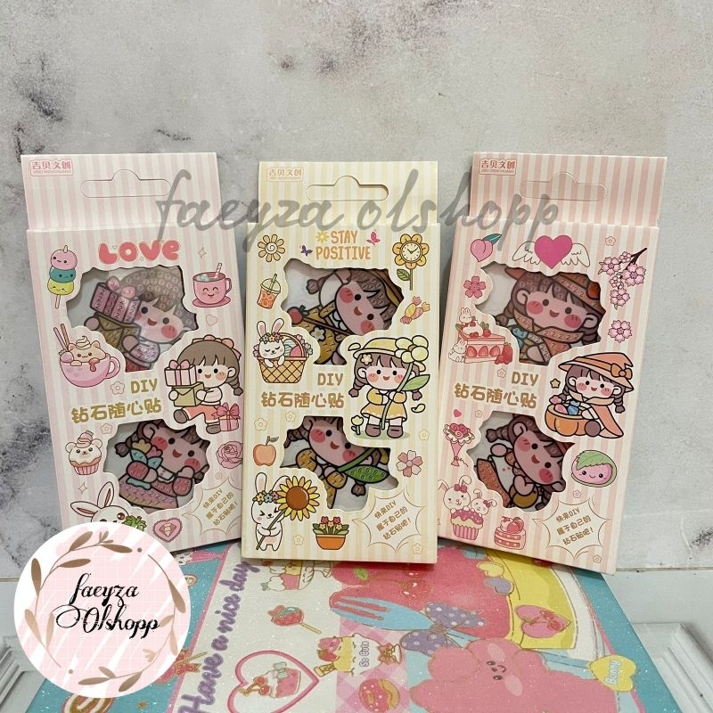 

PAKET DIY STIKER-506 DIY TEMPEL MANIK CUTE GIRL CEWE STIKER TEMPEL KEKINIAN