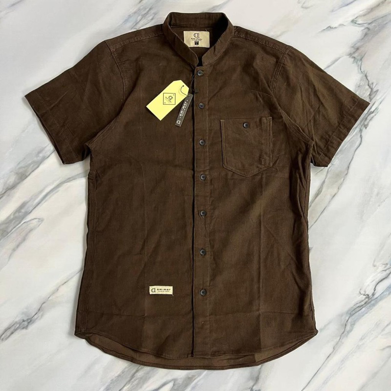 KEMEJA CORDUROY KERAH SHANGHAI PRIA. KEMEJA CORDUROY CASUAL PRIA.