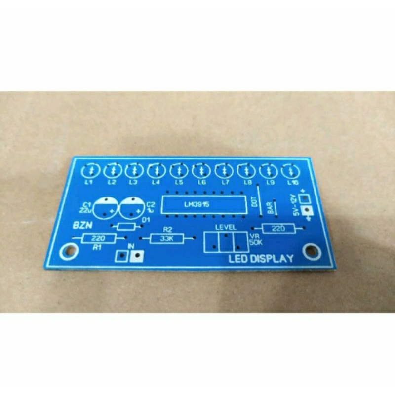 PCB LED VU DISPLAY LM3915