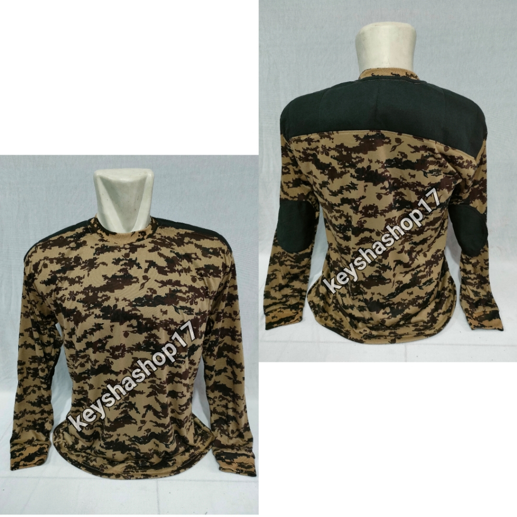 Kaos decker pramuka / Kaos loreng pramuka lengan panjang