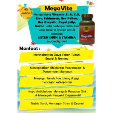 [BPOM] Sea-Quill Megavite isi 60s / Sea Quill Mega Vite / Seaquill / Vitamin Daya Tahan Tubuh / MY MOM