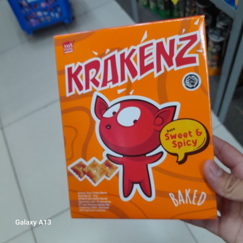 

KRAKENZ SNACK PEDAS KRAKER JAPANESE CURRY SWEET & SPICY 70GR