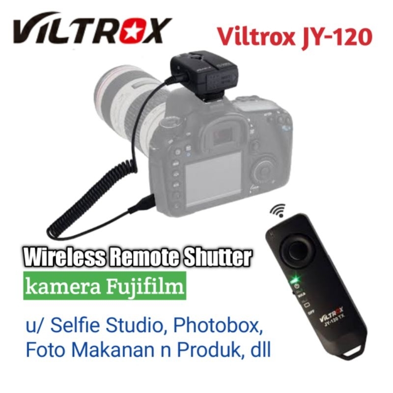 Viltrox JY-120 Wireless Remote Fujifilm Shutter Photobox Selfie Studio JY120