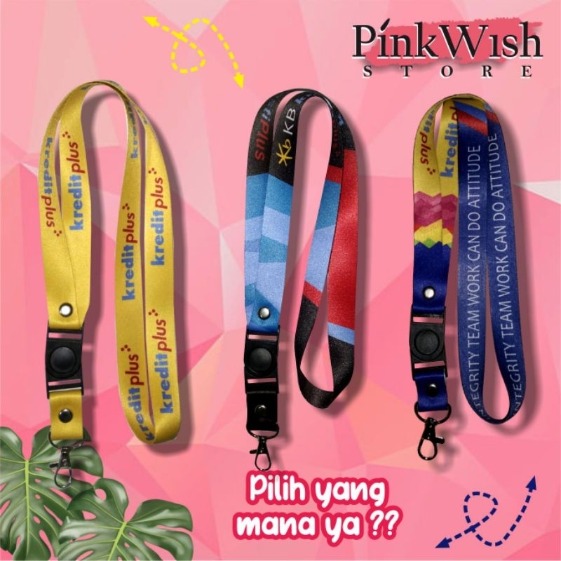 

Tali Id Card / Lanyard KREDITPLUS [READY STOCK] TERMURAH!! Beli Eceran Rasa Grosir
