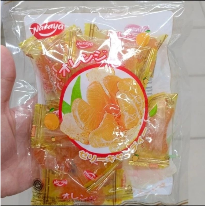 

Naraya Permen Jeruk Jelly Mandarin 200gr / Permen Jeli