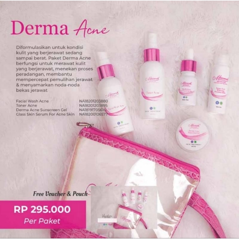 DERMA ACNE / MARWAH SKIN CLINIC/MARWAH SKINTREATMENT/MARWAH SKINCARE/SKINCARE HALAL/SKINCARE BAGUS/S