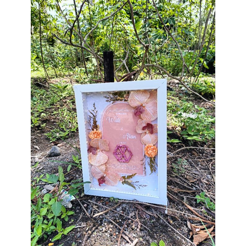 1 HARI JADI Mahar Anggrek 35x25 cm model kubah