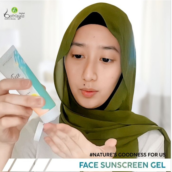 Batrisyia Face Sunscreen Gel SPF 50 PA+++ [30 ml]