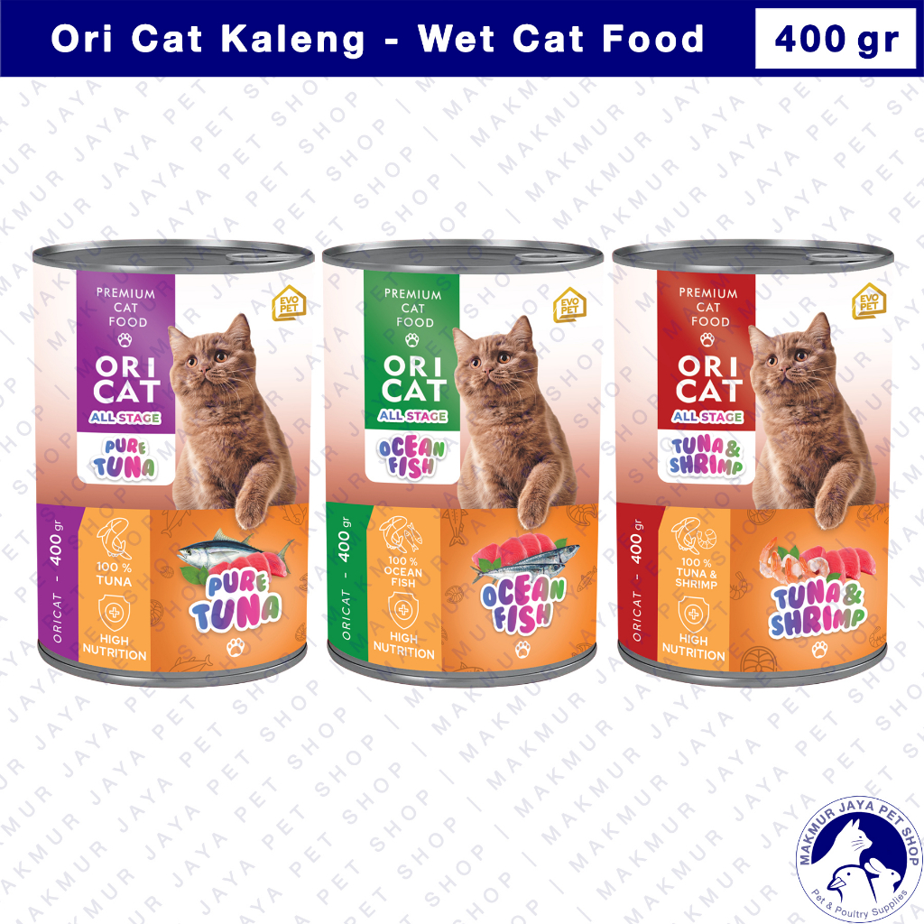 Ori Cat Kaleng 400gr / Wet Cat Food / Makanan Kucing Basah