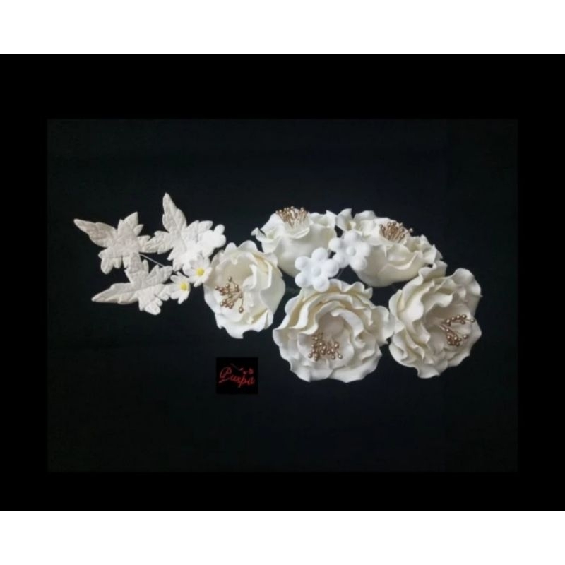 

(313/PRTL)Gumpaste Flower Sugar Flower/Bunga Gumpaste Peoni