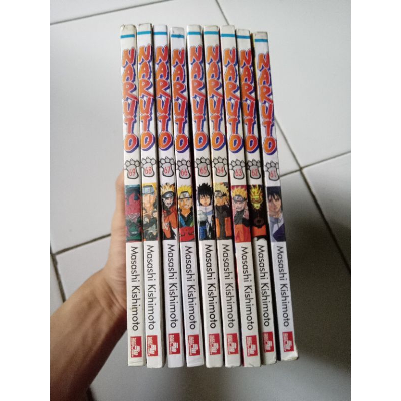Komik Naruto 61-69 Fullset Original