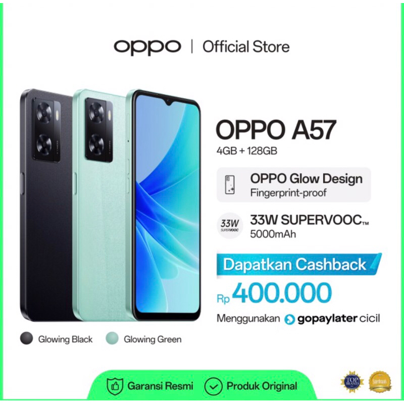 OPPO A57 Smartphone 4GB/128GB