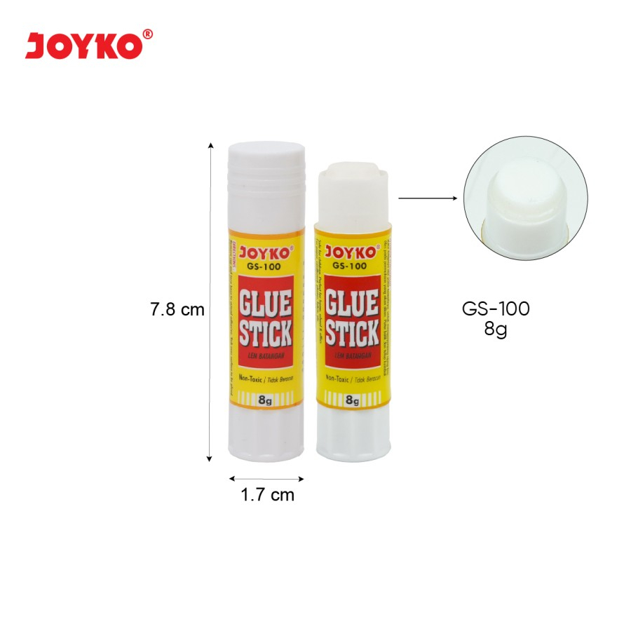 

[ ECER ] Lem Glue Stick Joyko GS 100 - 8 gr