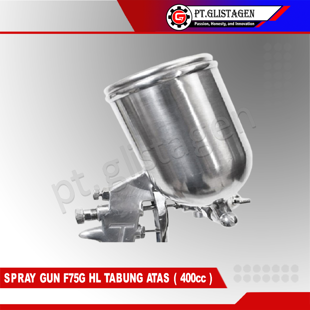 Spray Gun Spraygun H&amp;L F75G F75 ( Tabung Atas ) 400cc