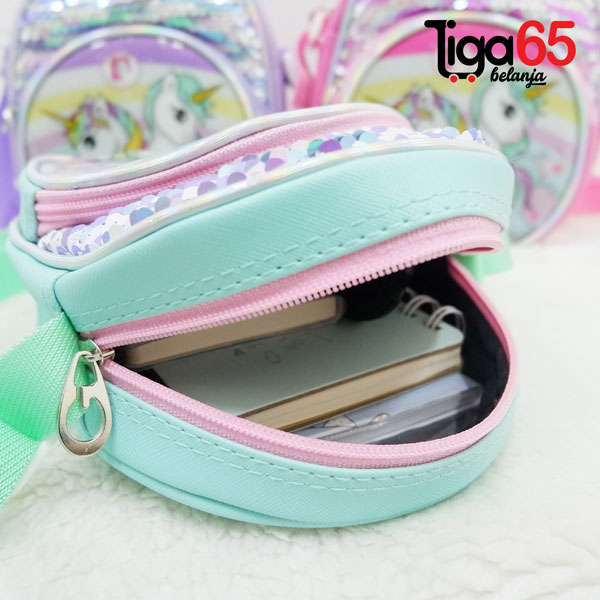 Sling Bag/Tas Selempang Anak/Tas Bahu/Dompet Anak/Tas Anak/Tote Bag Anak/Bag Selempang 9995 Unicorn