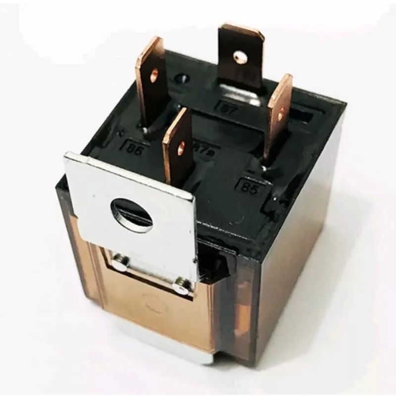 RELAY KLAKSON 80 AMPERE 12 VOLT KAKI 4 QUALITY