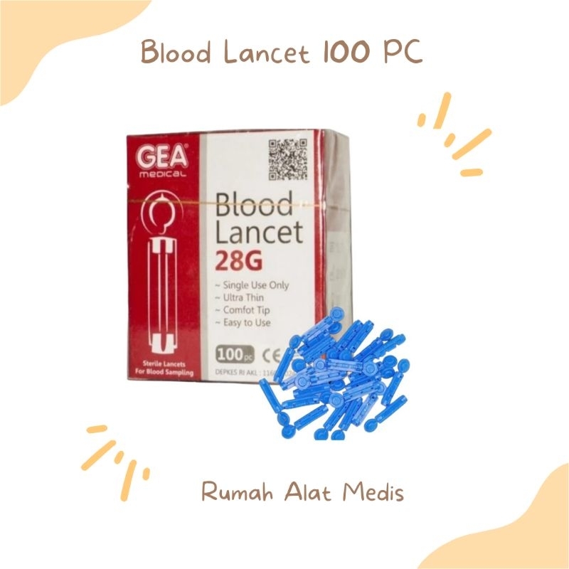Jarum Lancet isi 100 Lancet Blood Lancet