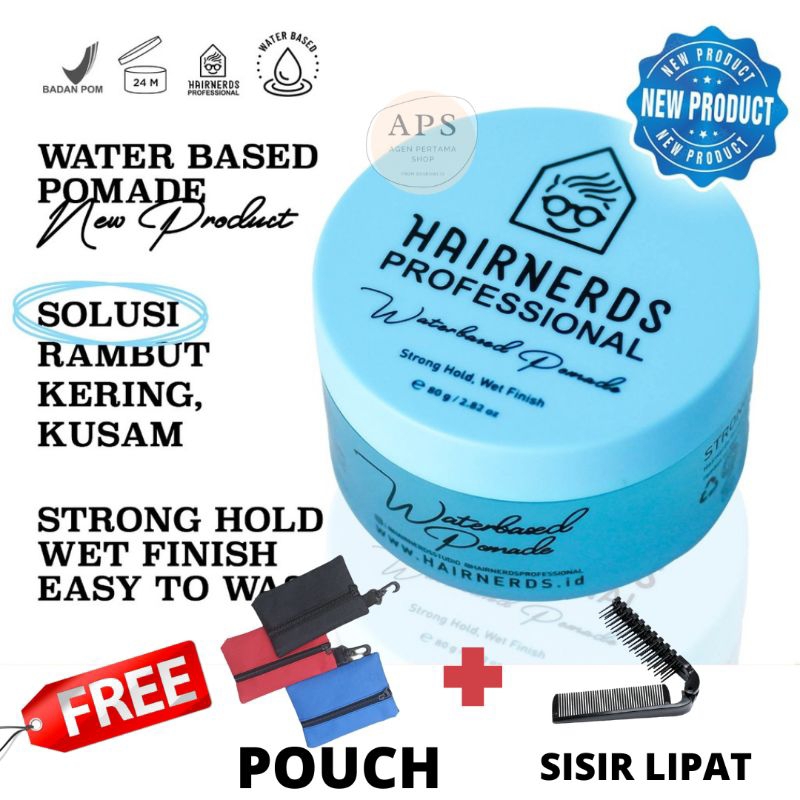 POMADE WATERBASE  HAINERDS PROFESIONAL / POWDER HAIRNERD PROFESIONAL