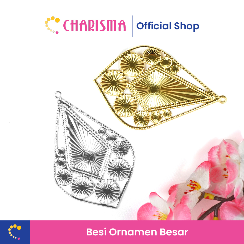 Charisma Ornamen Lempengan Besi - Plat Ornamen Besi / Dekorasi Mahar (Harga Per Pcs)