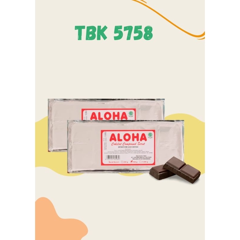 

Coklat batang Aloha 500g coklat blok compound enak murah