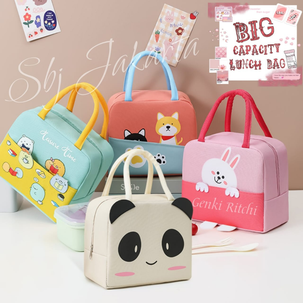 TAS BEKAL INSULATED LUNCH BAG RANTANG TAHAN PANAS DINGIN LEISURE TIME