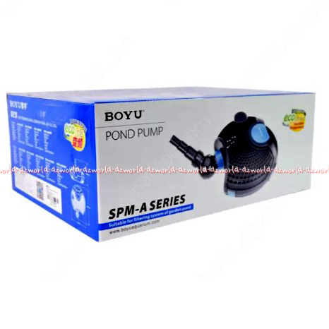 Boyu Pond Pump Spm-A 2000 Series Eco Pompa Untuk Kolam Air Tawar dan Laut Untuk Kualitas Air yang Sehat Pumps Model Ikan Pari