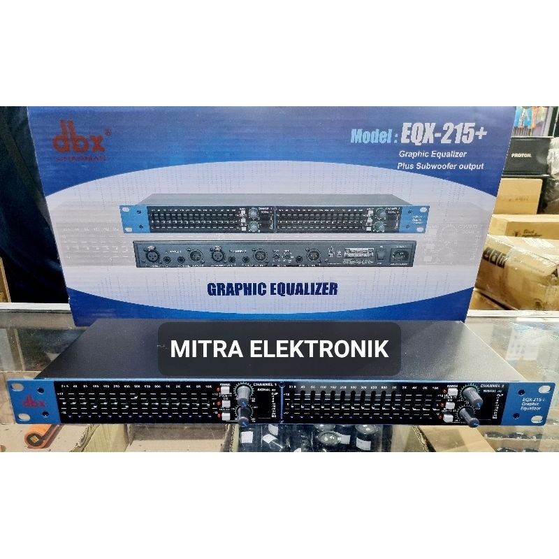 Equalizer Dbx Eqx 215+ Sub Ekualiser DBX EQX 215 sub