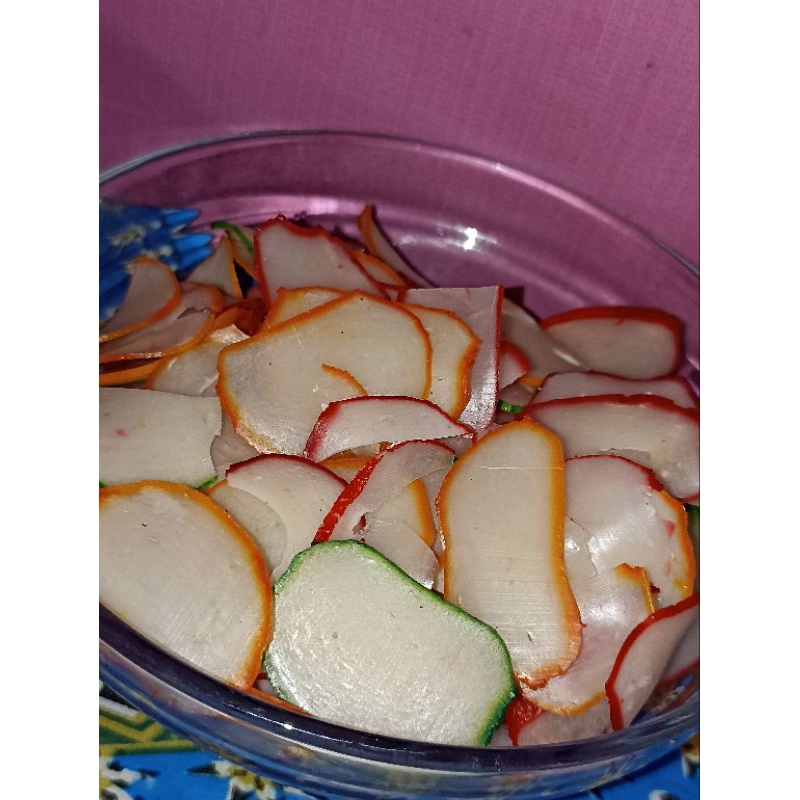 

krupuk bawang warna mentah 250g